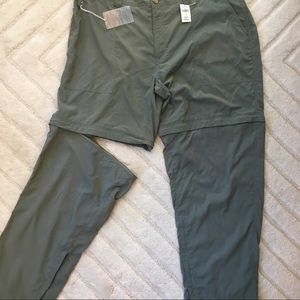 LL BEAN Mens XXL Convertible Pant Insect Shield